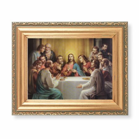 Last Supper Antique Gold Framed Art