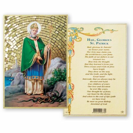 St. Patrick Gold Foil Mosaic Plaque