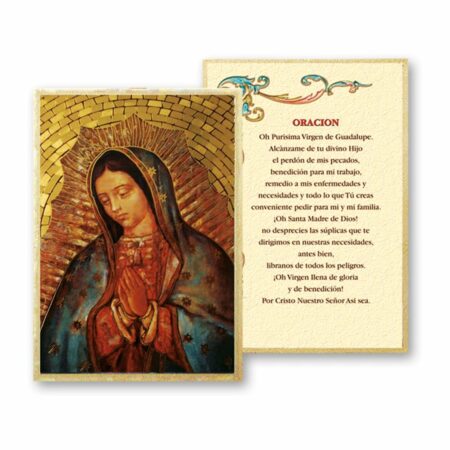 Our Lady of Guadalupe (Spanish) Gold Foil Mosaic Plaque