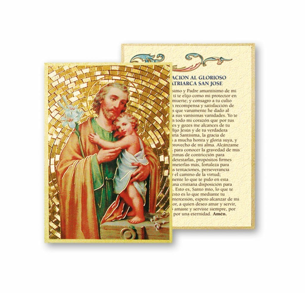 st-joseph-spanish-gold-foil-mosaic-plaque-buy-religious-catholic-store