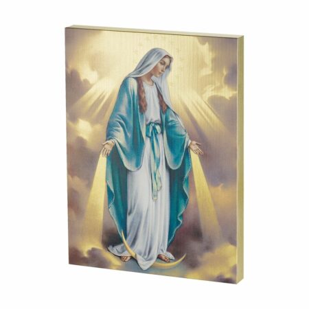 Our Lady of Grace Textured Wood