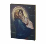 Madonna of the Streets Textured Wood