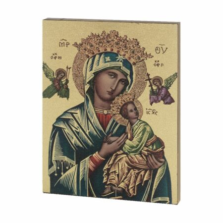 Our Lady of Perpetual Help Textured Wood