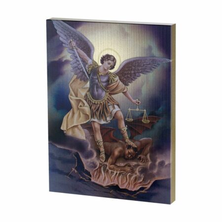 St. Michael Textured Wood