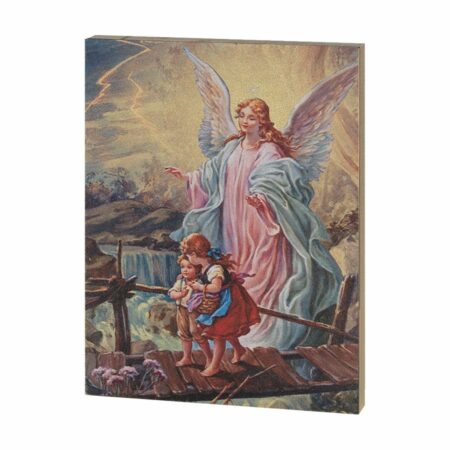 Guardian Angel Textured Wood