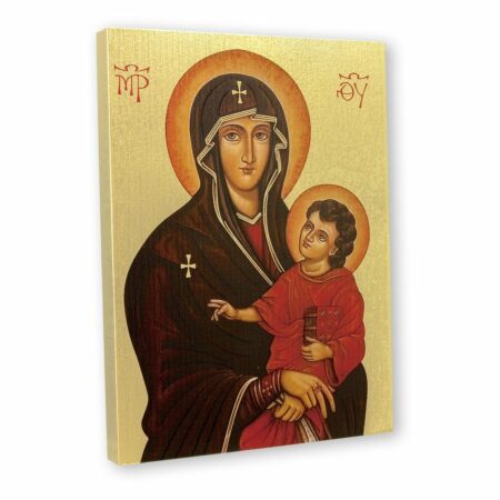 Our Lady of Romanus Textured Wood