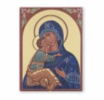 Our Lady of Vladimir Textured Wood