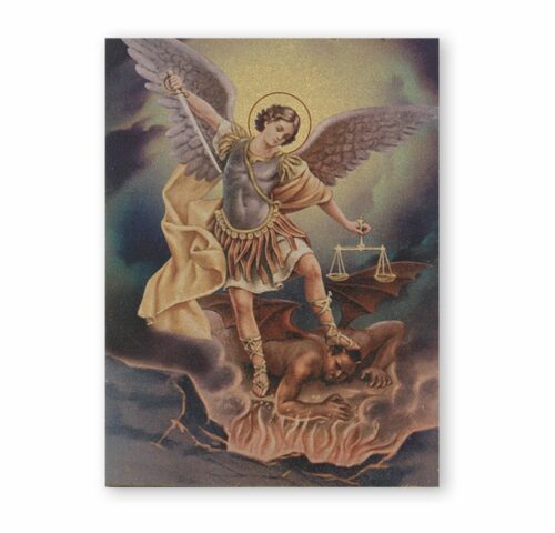 St. Michael Textured Wood