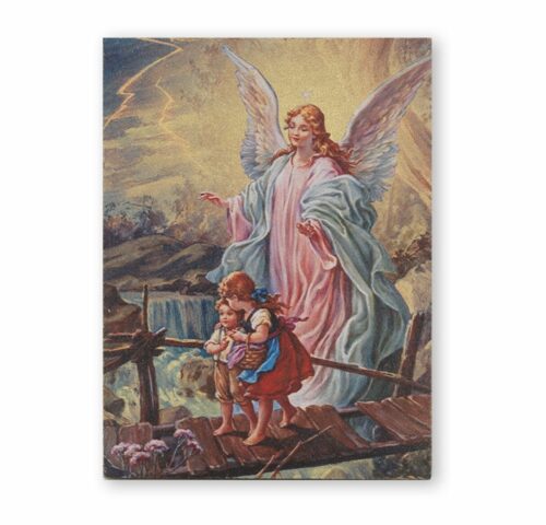 Guardian Angel Textured Wood