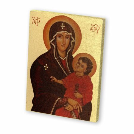 Our Lady of Romanus Textured Wood