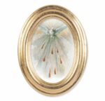 Holy Spirit Oval Gold-Leaf Framed Art