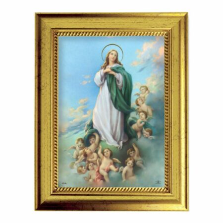 Immaculate Conception Gold-Leaf Framed Art