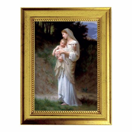 Divine Innocence Gold-Leaf Framed Art