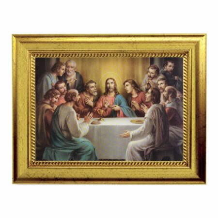 Last Supper Gold-Leaf Framed Art
