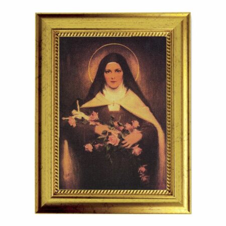 St. Therese Gold-Leaf Framed Art