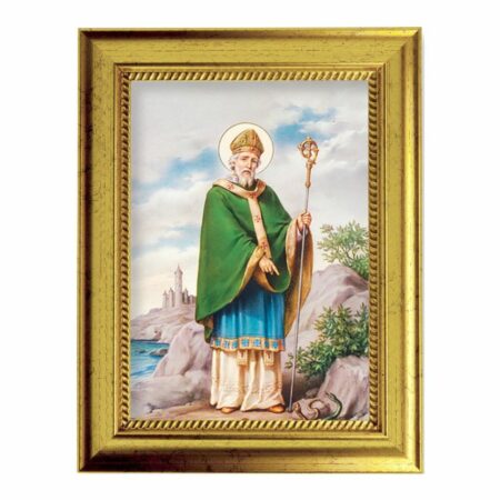 St. Patrick Gold-Leaf Framed Art