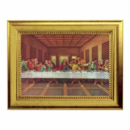 Last Supper Gold-Leaf Framed Art