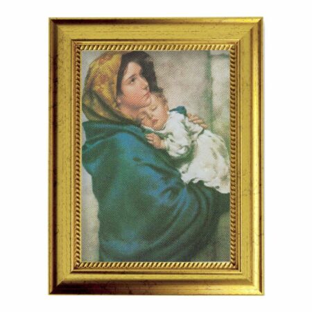 Madonna of the Streets Gold-Leaf Framed Art