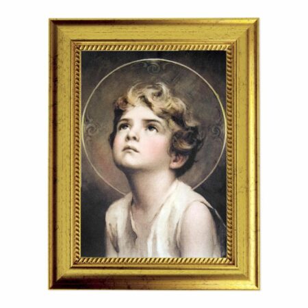 Divine Innocence Gold-Leaf Framed Art
