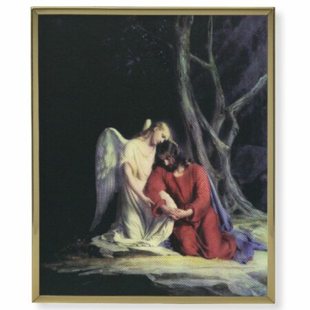 Agony in the Garden Gold Framed Plaque Art