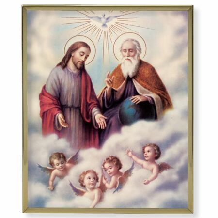 Trinity Gold Framed Plaque Art