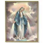 Our Lady of Grace Gold Framed Plaque Art