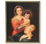 Madonna and Child Gold Framed Plaque Art