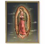 Our Lady of Guadalupe Gold Framed Plaque Art