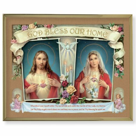 House Blessing - SHJ - IHM Gold Framed Plaque Art