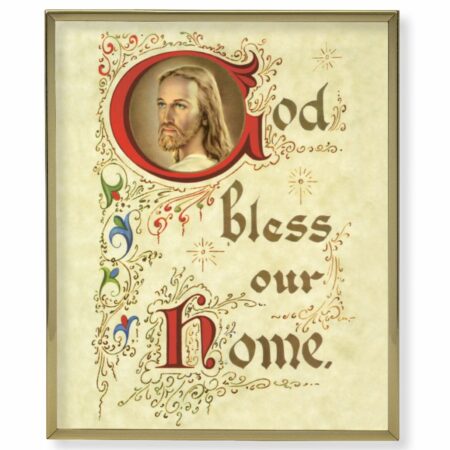 House Blessing Gold Framed Plaque Art
