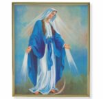 Our Lady of Grace Gold Framed Plaque Art