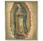 Our Lady of Guadalupe Gold Framed Plaque Art