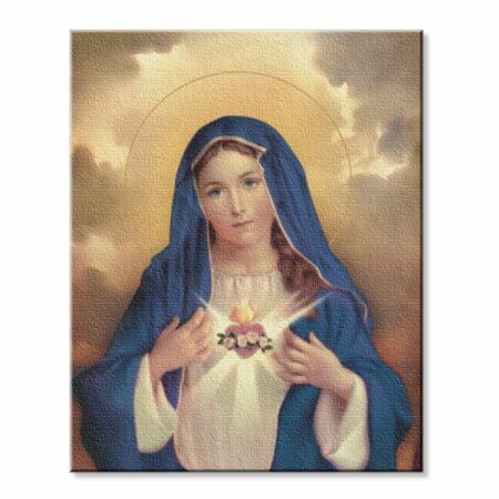 Immaculate Heart of Mary Canvas Print
