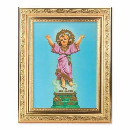 Divino Nino Antique Gold Framed Art