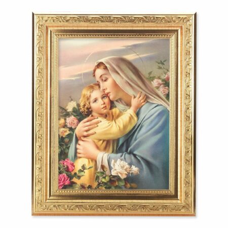 Madonna and Child Antique Gold Framed Art