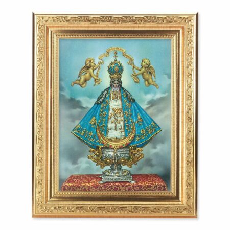 Virgen de San Juan Antique Gold Framed Art