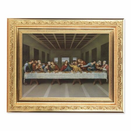The Last Supper Antique Gold Framed Art