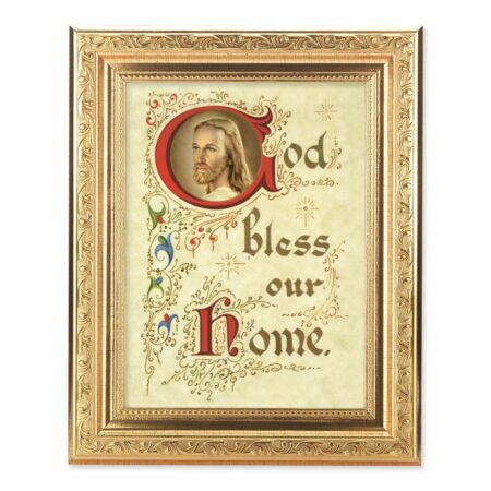House Blessing Antique Gold Framed Art