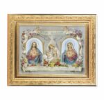 Baby Room Blessing SHJ-IHM Antique Gold Framed Art