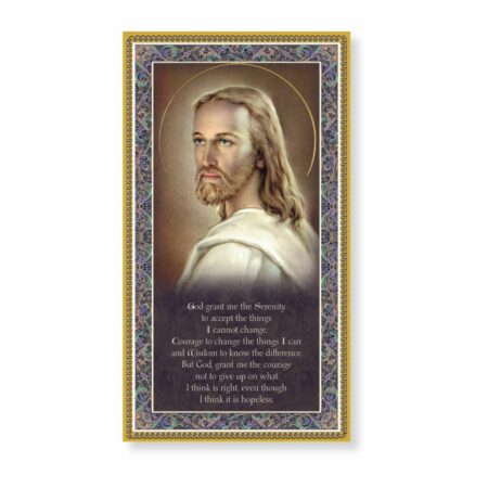 Serenity Prayer Gold Foil Wood Plaque