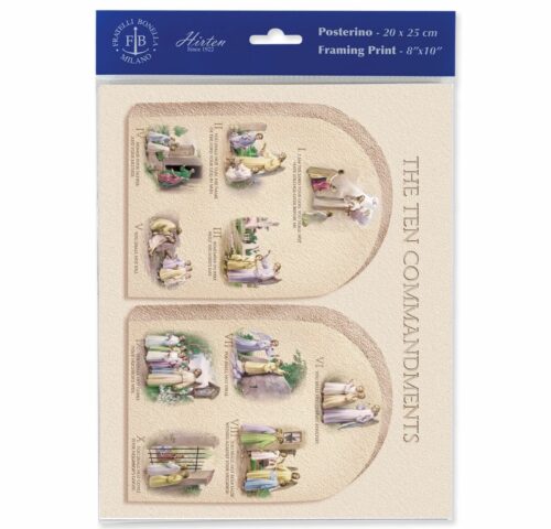 Ten Commandments Print