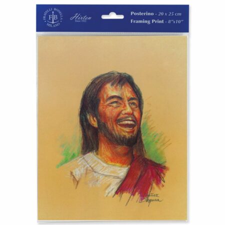 Laughing Jesus Print