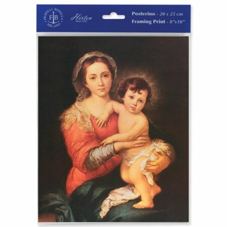 Madonna and Child by Murillo Framing Print – 8" x 10" – Printed in USA – Pack of 3