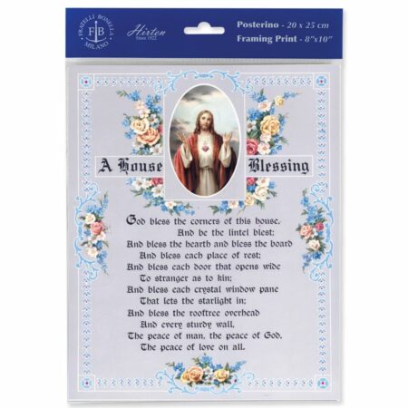 House Blessing - Sacred Heart of Jesus Print