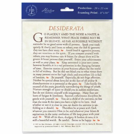 Desiderata Print