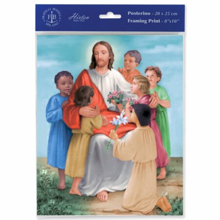 Christ with Children Print