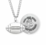 Lord Jesus Christ Sterling Silver Football Athlete Medal