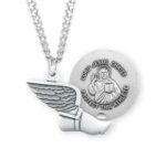 Lord Jesus Christ Sterling Silver Track Athlete Medal