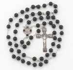 Genuine Onyx Sterling Silver Rosary