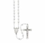 Spiral Corrugated Sterling Rosary